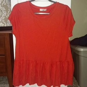 BRAND NEW Adorable Memphis Ruffle top